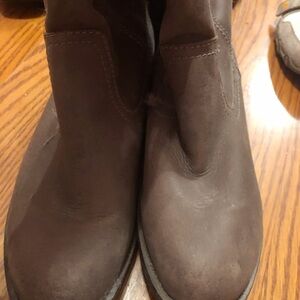 Brown Leather Ankle Boots